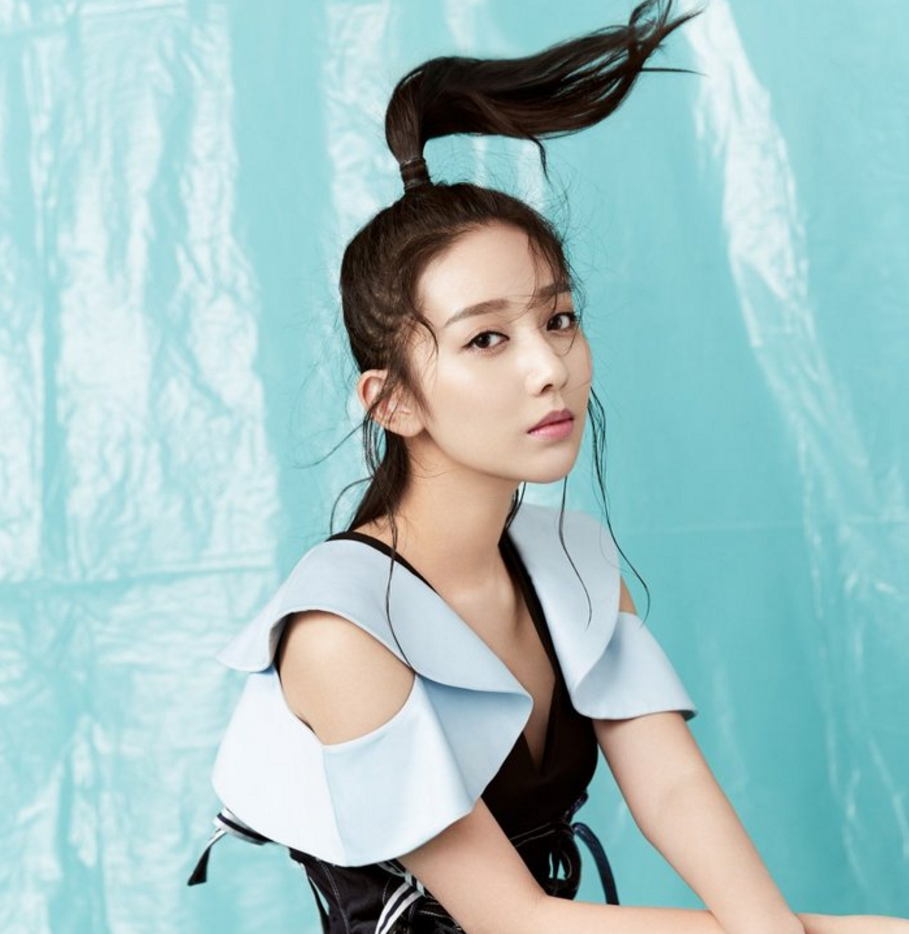 女星陈梦瑶时尚大片,个性造型十分灵动