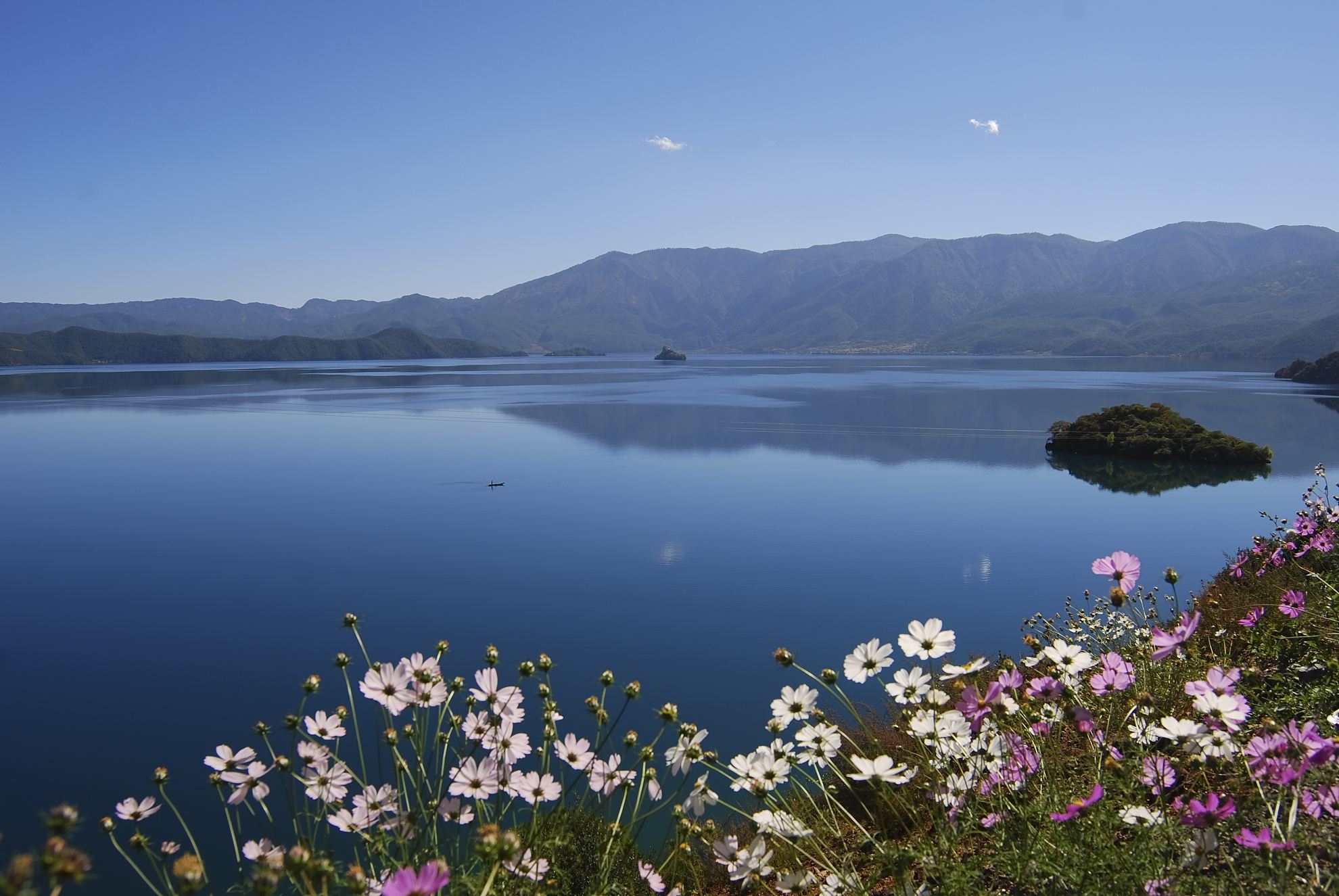 丽江泸沽湖,看到风景都爱上了这里,太美丽了!