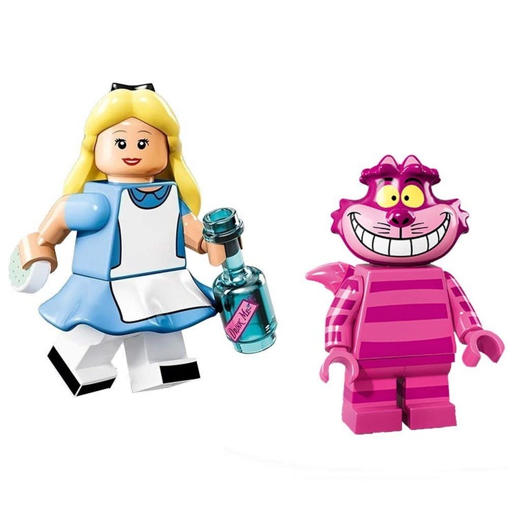 迪士尼卡通人物被重新塑造成乐高