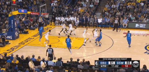 gif看nba:勇士培养的2大中锋要成型了!神龟虽寿犹有饿