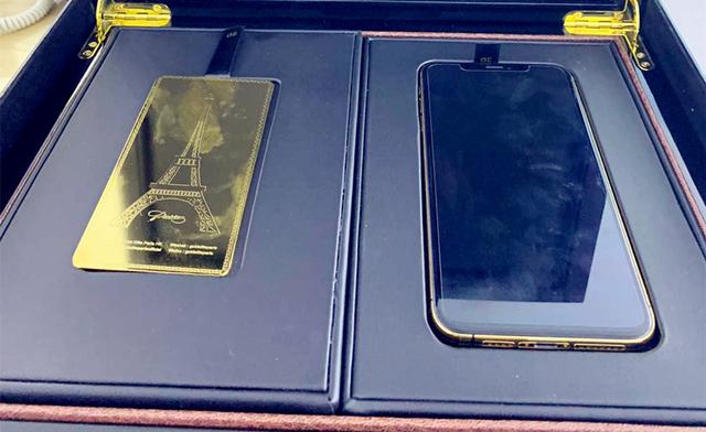 这才是最贵的苹果手机!24k纯金私人订制版iphone xs max!