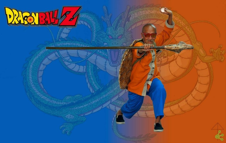 印尼老汉也有一颗玩cosplay的心!他扮演的这个龟仙人堪称神还原