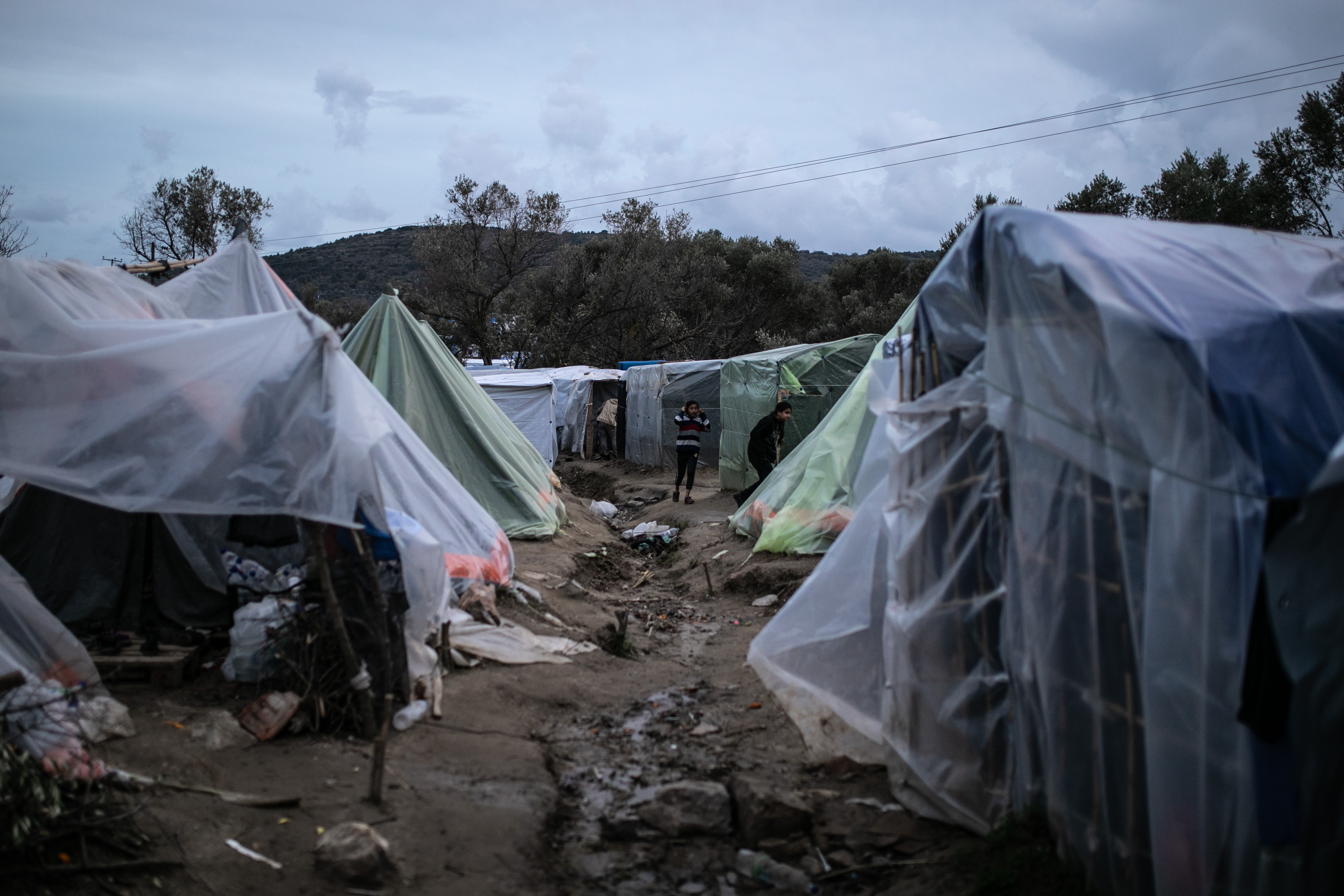 希腊希俄斯岛难民营一瞥