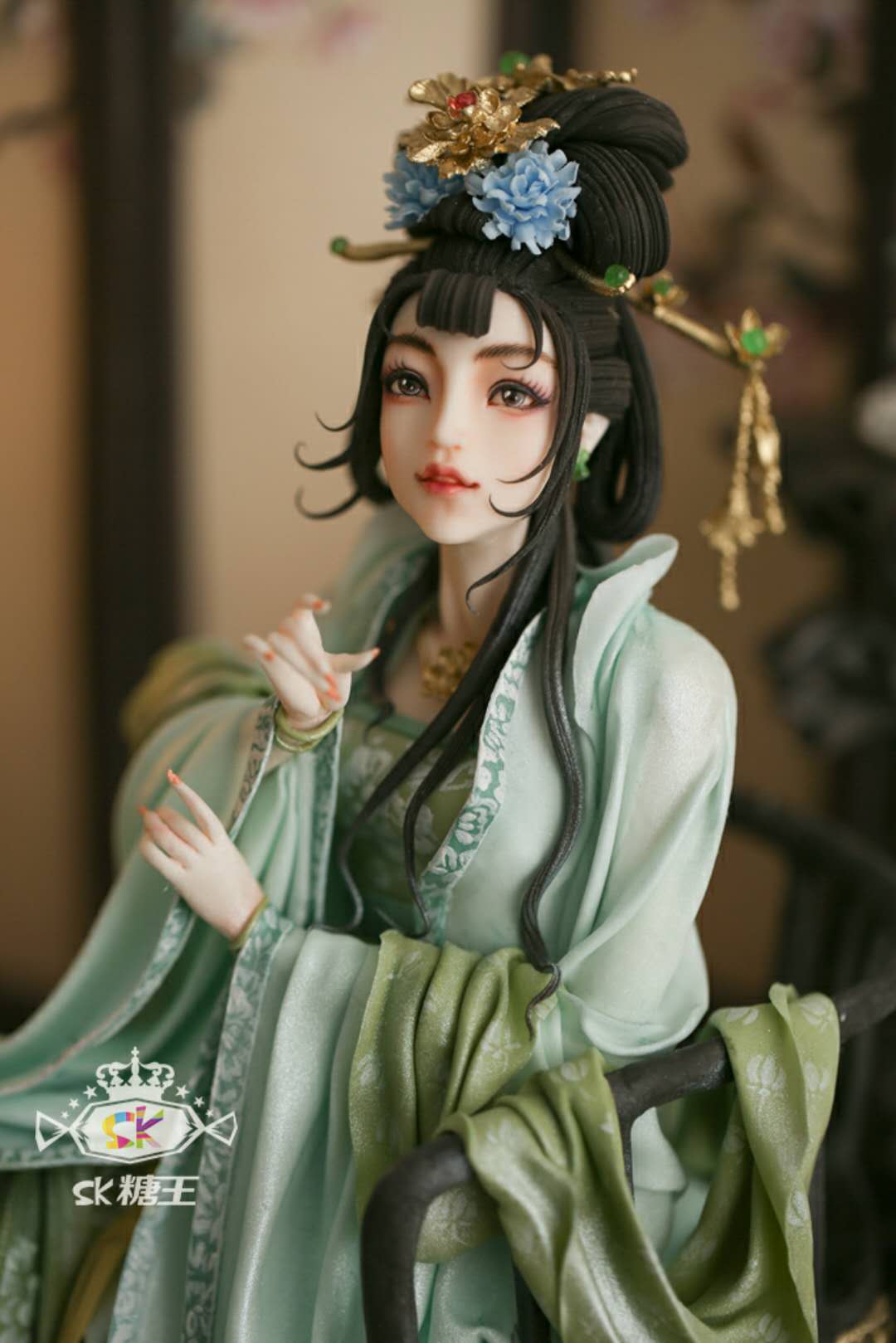 在今年英国cake masters大赛上,sk糖王周毅的获奖作品