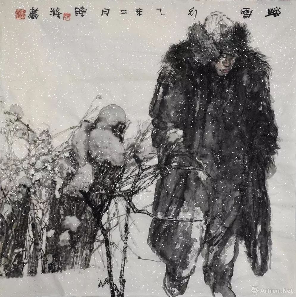 他用水墨画出了东北人真实的生活