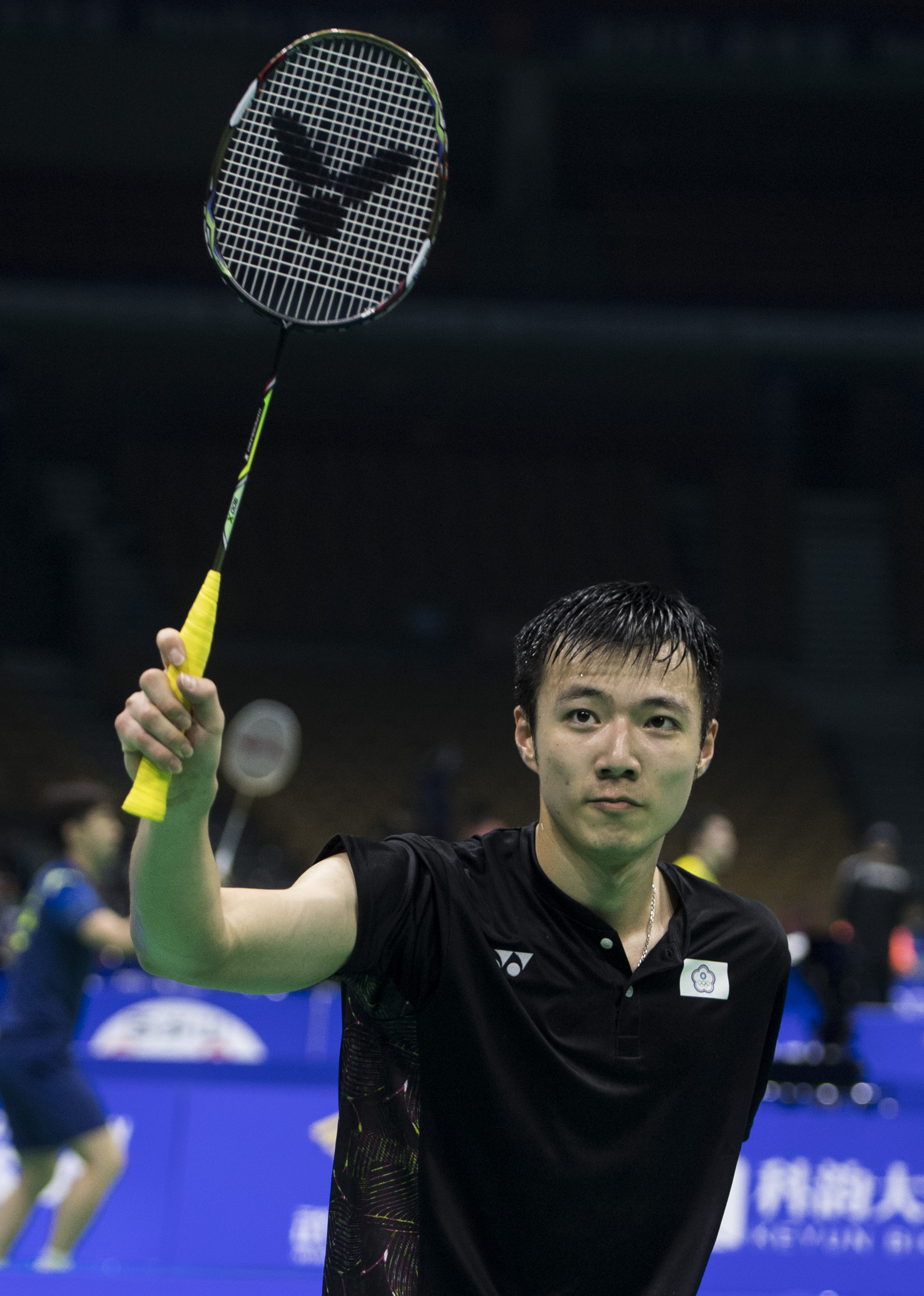 羽毛球——亚锦赛:王子维淘汰林丹晋级(1)