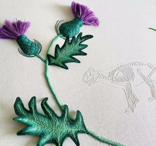 24款立体绣花,只借用一根铜丝,绣出效果比平时美多了!附教程