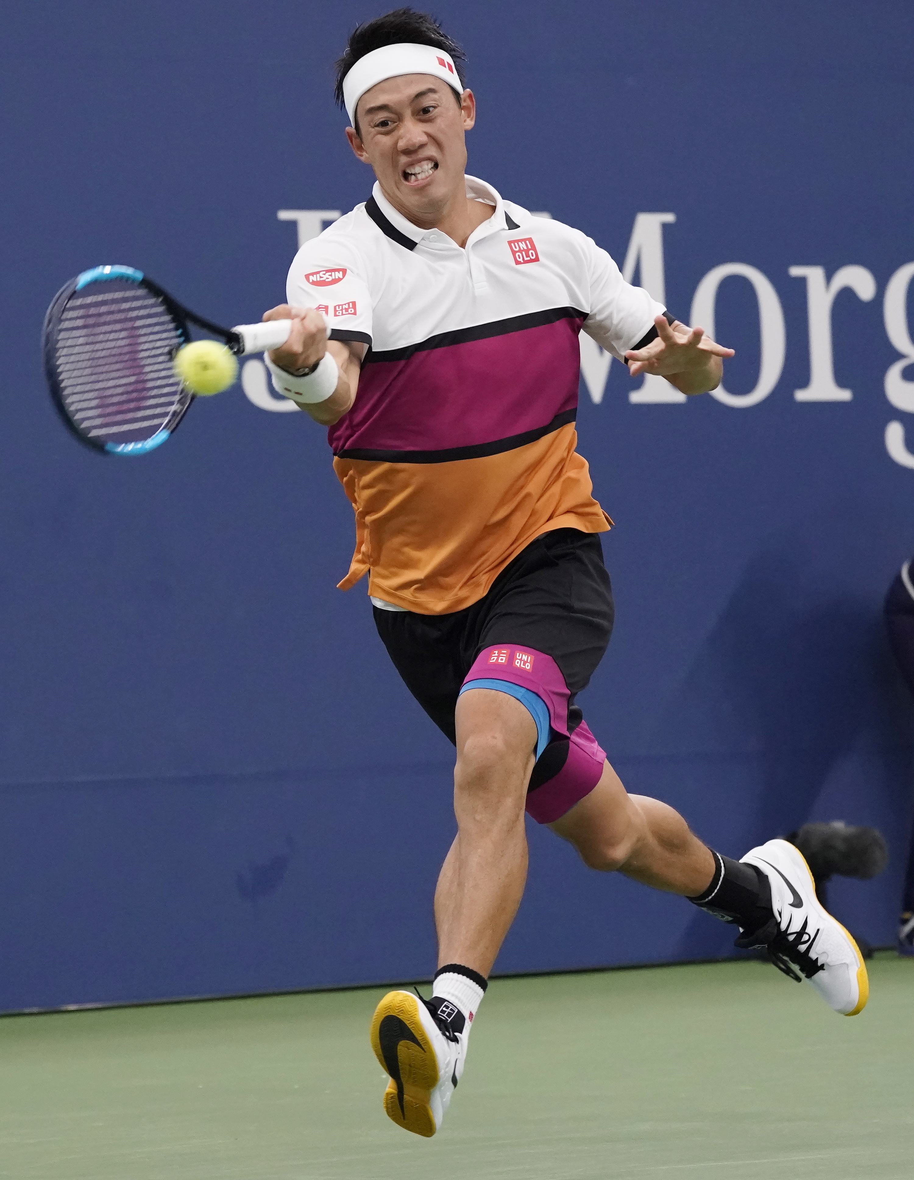 网球——美网:锦织圭晋级(9)