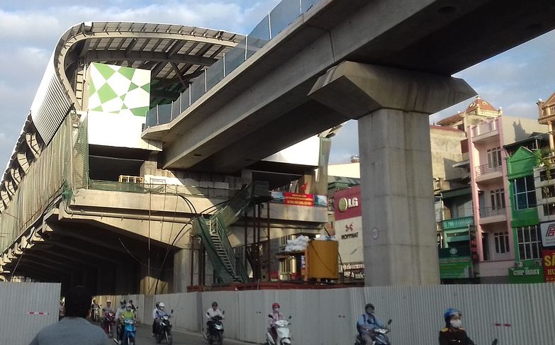 中国承建的越南河内轨道交通2号线已经全部完成,满足验收条件