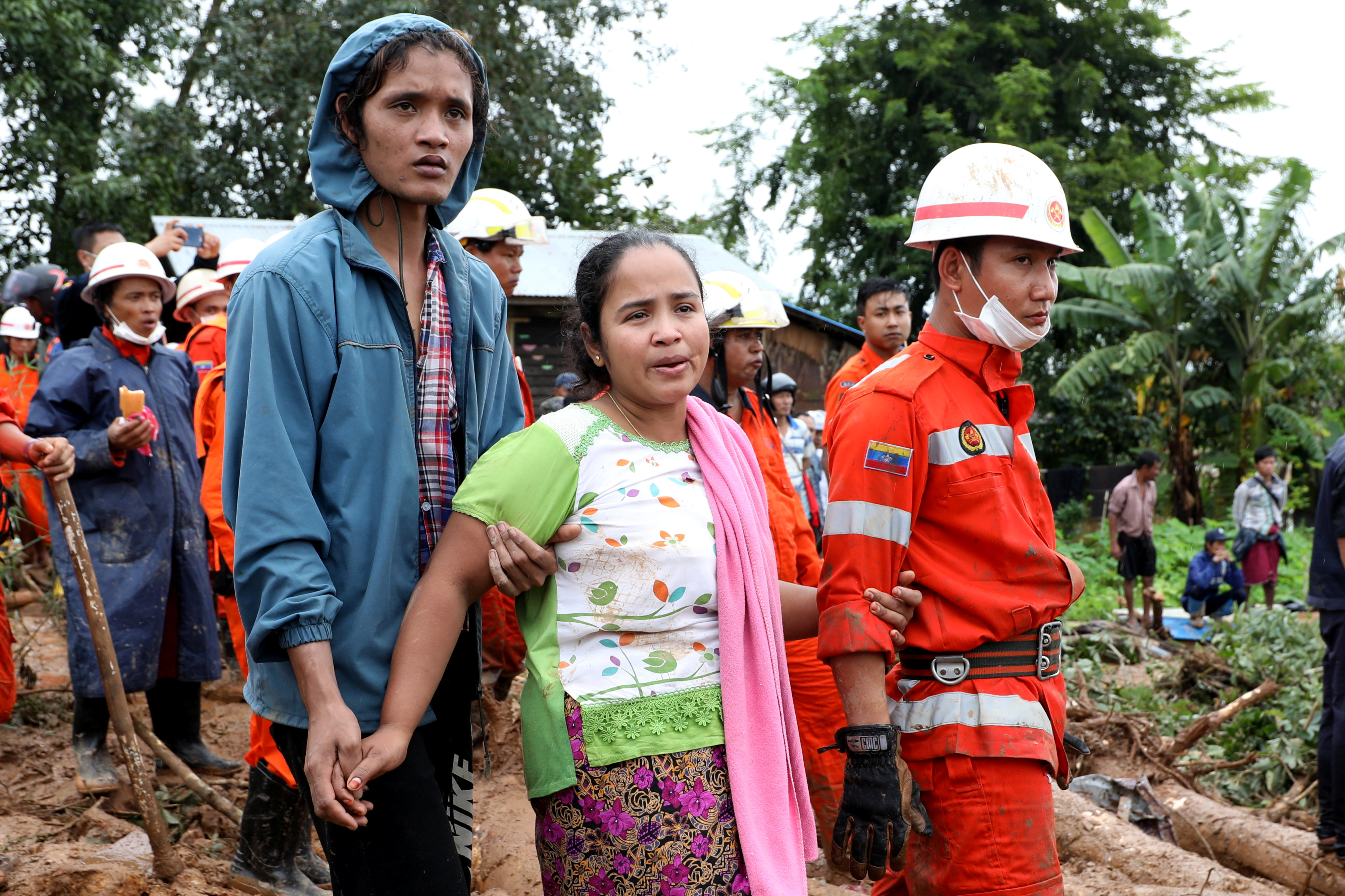 缅甸孟邦山体滑坡已致29人丧生(2)
