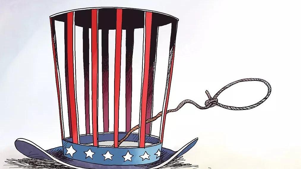 《新闻联播》播发国际锐评:公然践踏国际法的"长臂管辖"必遭唾弃