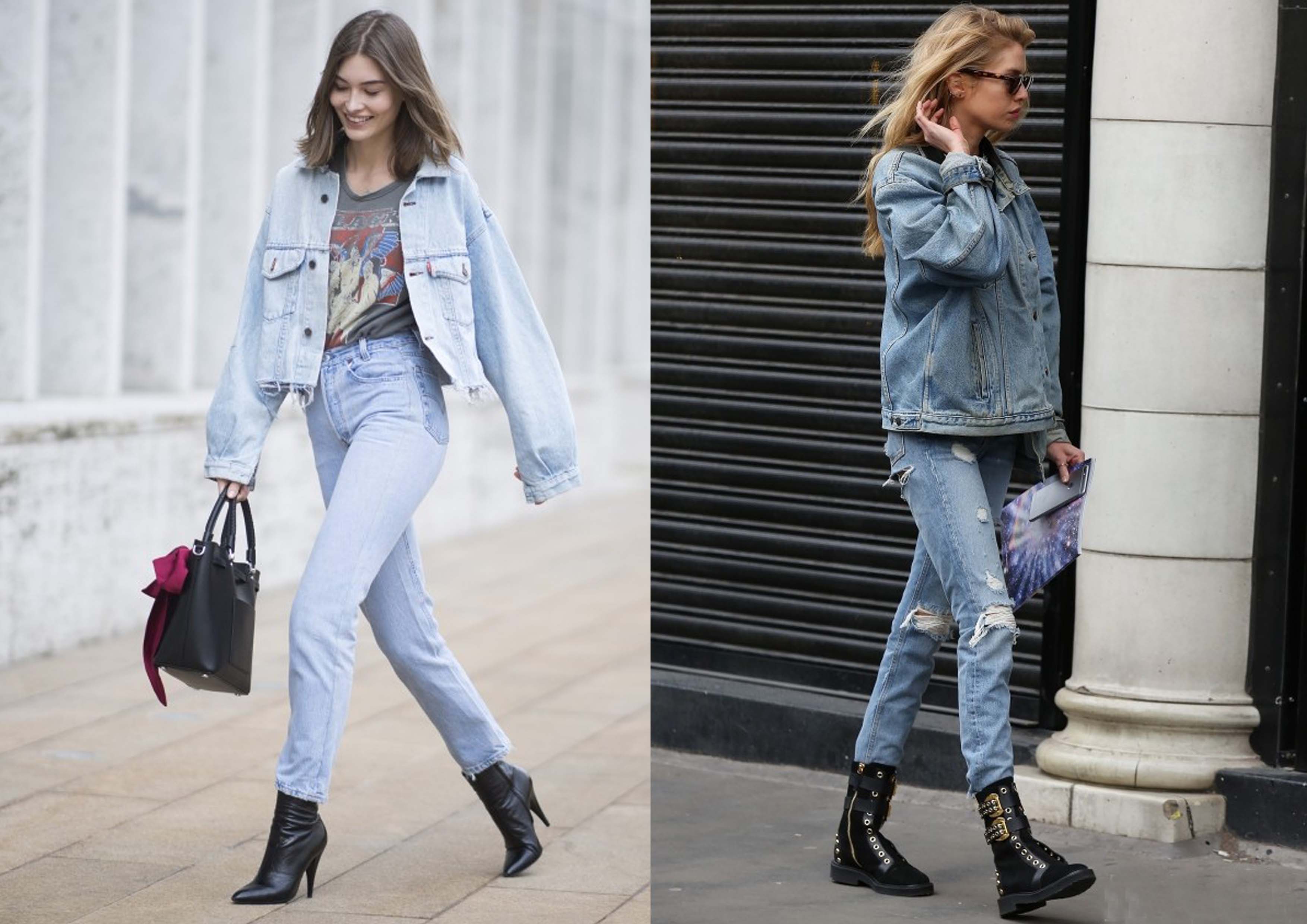 潮流款牛仔外套,早春让你百搭多造型休闲出街