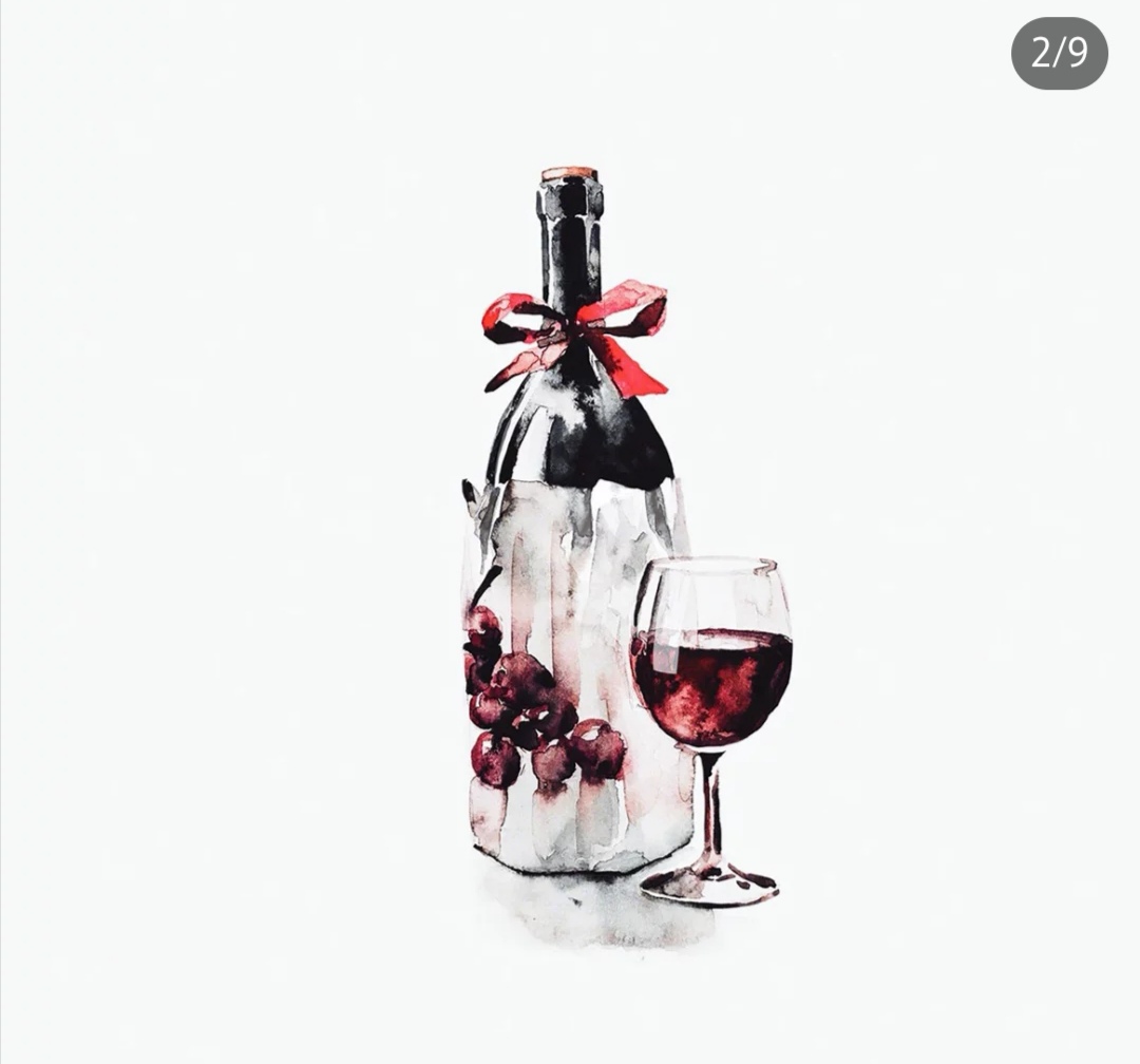 简单清新的水彩饮料插画分享,学会了用在手帐上吧!