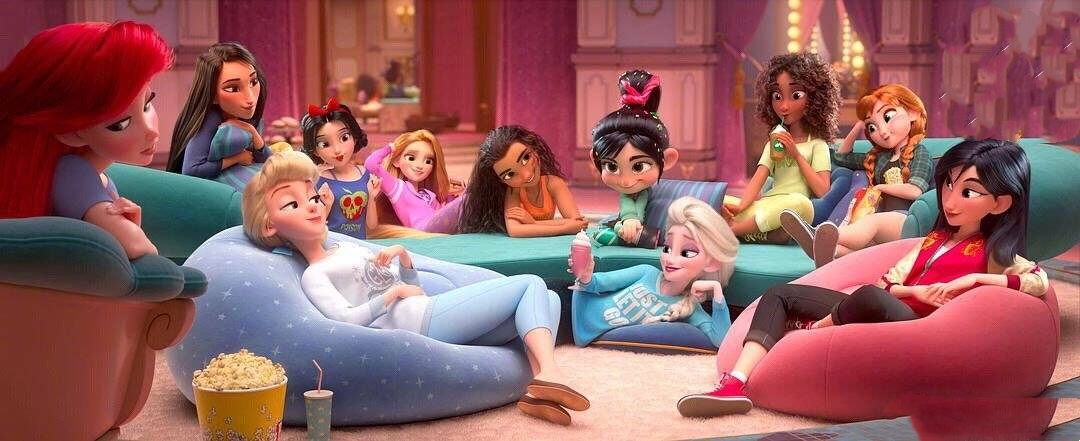 迪士尼公主们最喜爱的休闲活动是什么?花木兰不愧是女