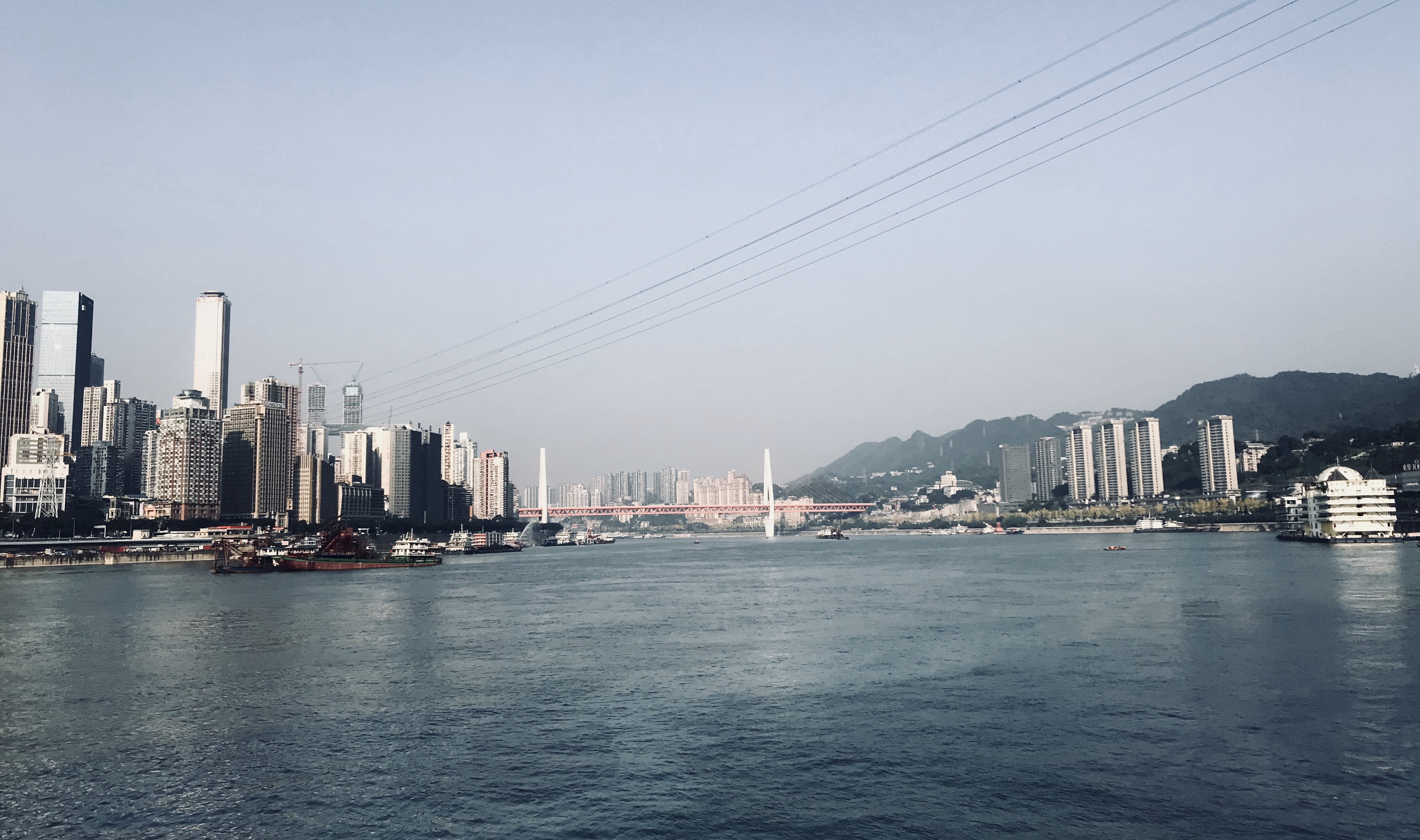 听说这是重庆最美的滨江大道,秋色正好,山城元素一览无遗!