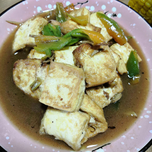 香煎嫩豆腐,嫩滑又下饭,做法如此简单,一看就学会