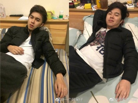 女网友在网上发图:老公四年前和现在的对比照片