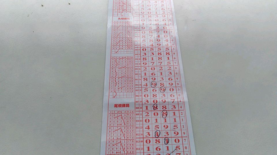 小伙用规律算一下排列五的号码,看看怎么样?