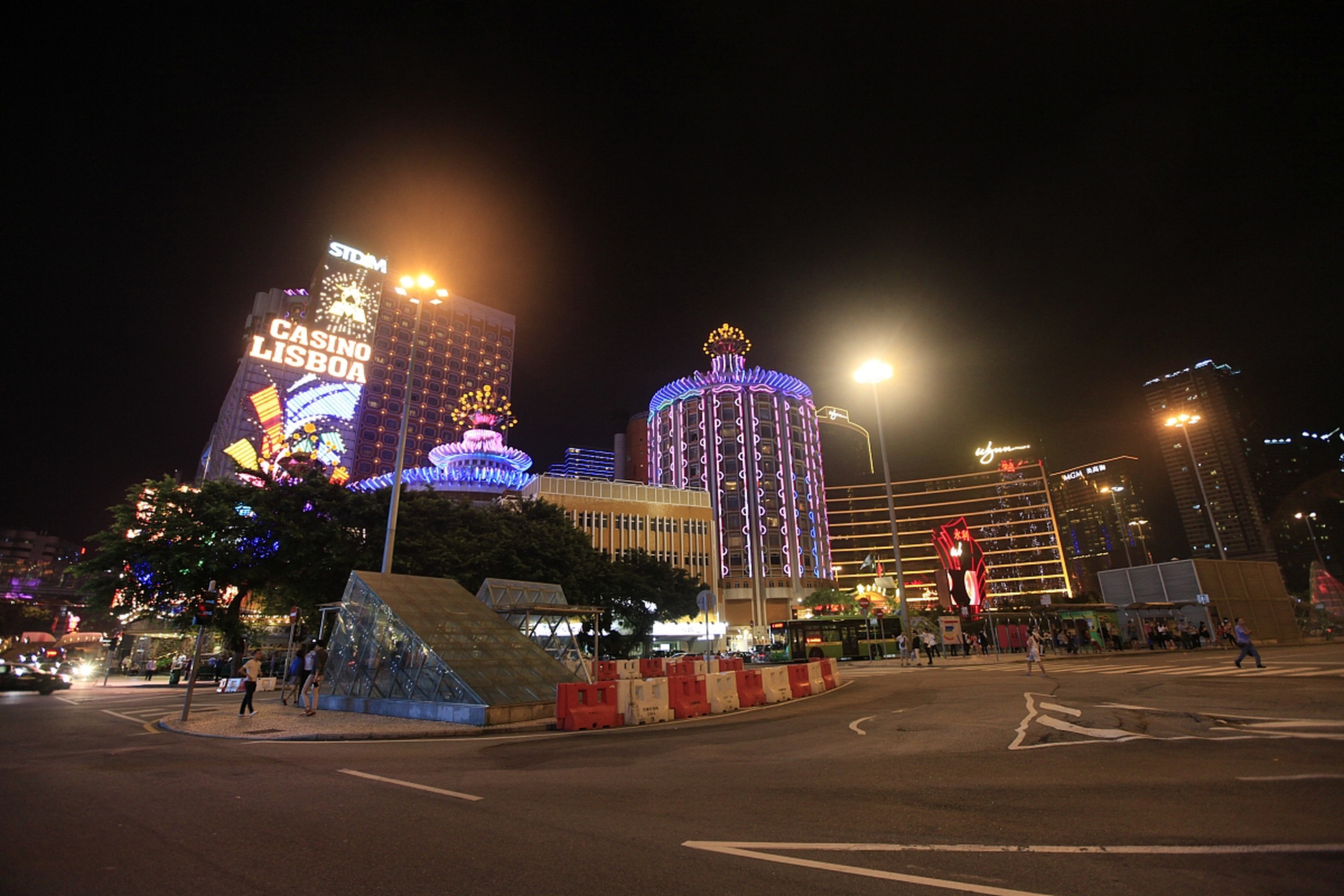 奥门夜景图片