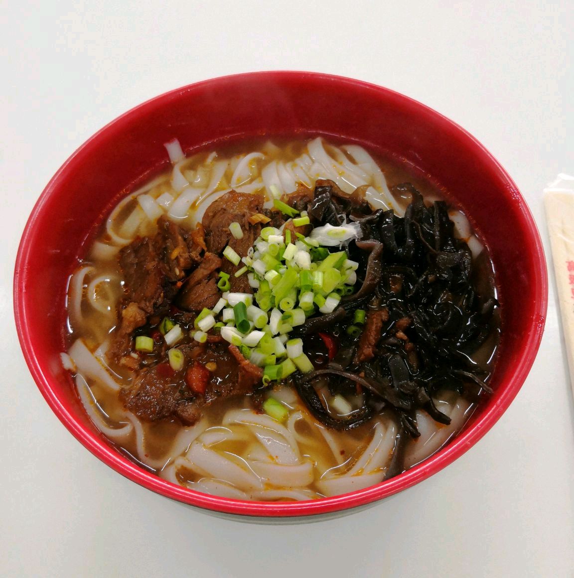 学校早餐,牛肉粉,味道不错,价格你绝对想不到