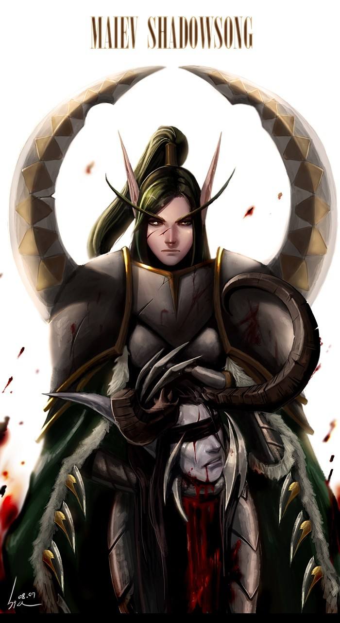 游戏资讯:你不了解的魔兽世界传说,强大的女暗夜精灵玛维·影歌