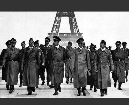 二战德军攻占巴黎时的老照片,第三帝国的巅峰!