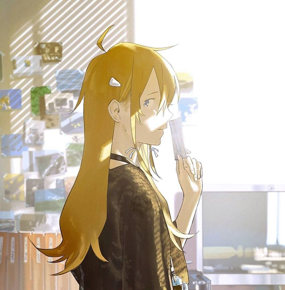 插画师 loundraw作品:你和天空我都喜欢