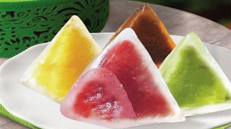 美食大放送:原来粽子还可以这么好看,各种颜色的水晶粽.