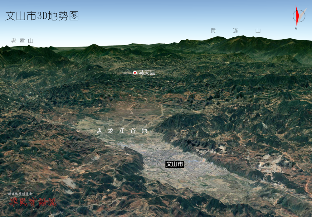云南省16个市州,高清3d地势图:昆明,曲靖,昭通,大理,丽江