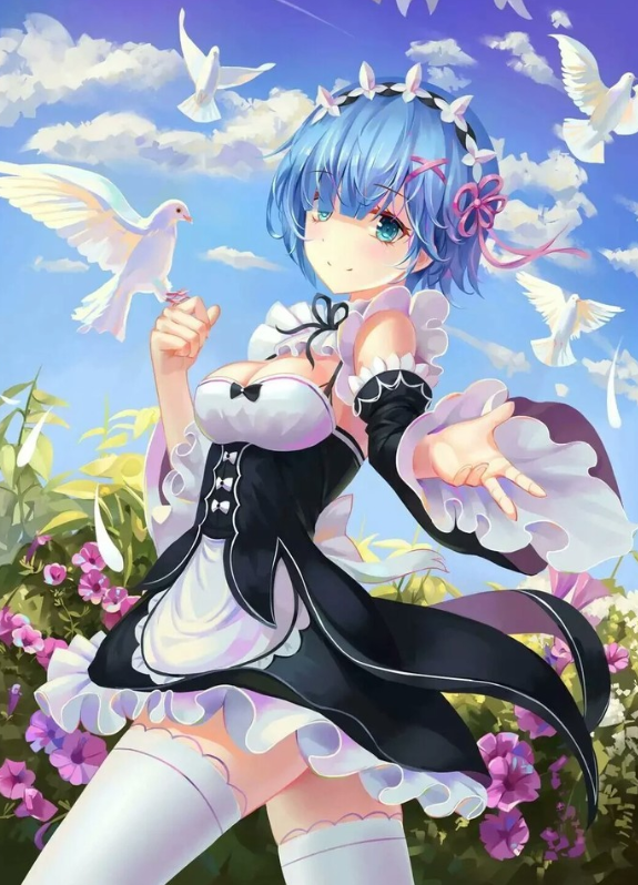 精选二次元唯美壁纸:主动搭理一个人,还要找很多话题