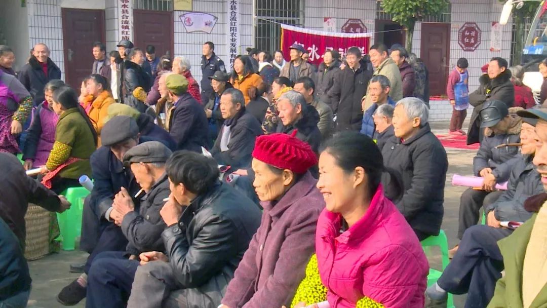 邻水县2020年"三下乡" 活动走进合流镇 拉开新年演出大戏