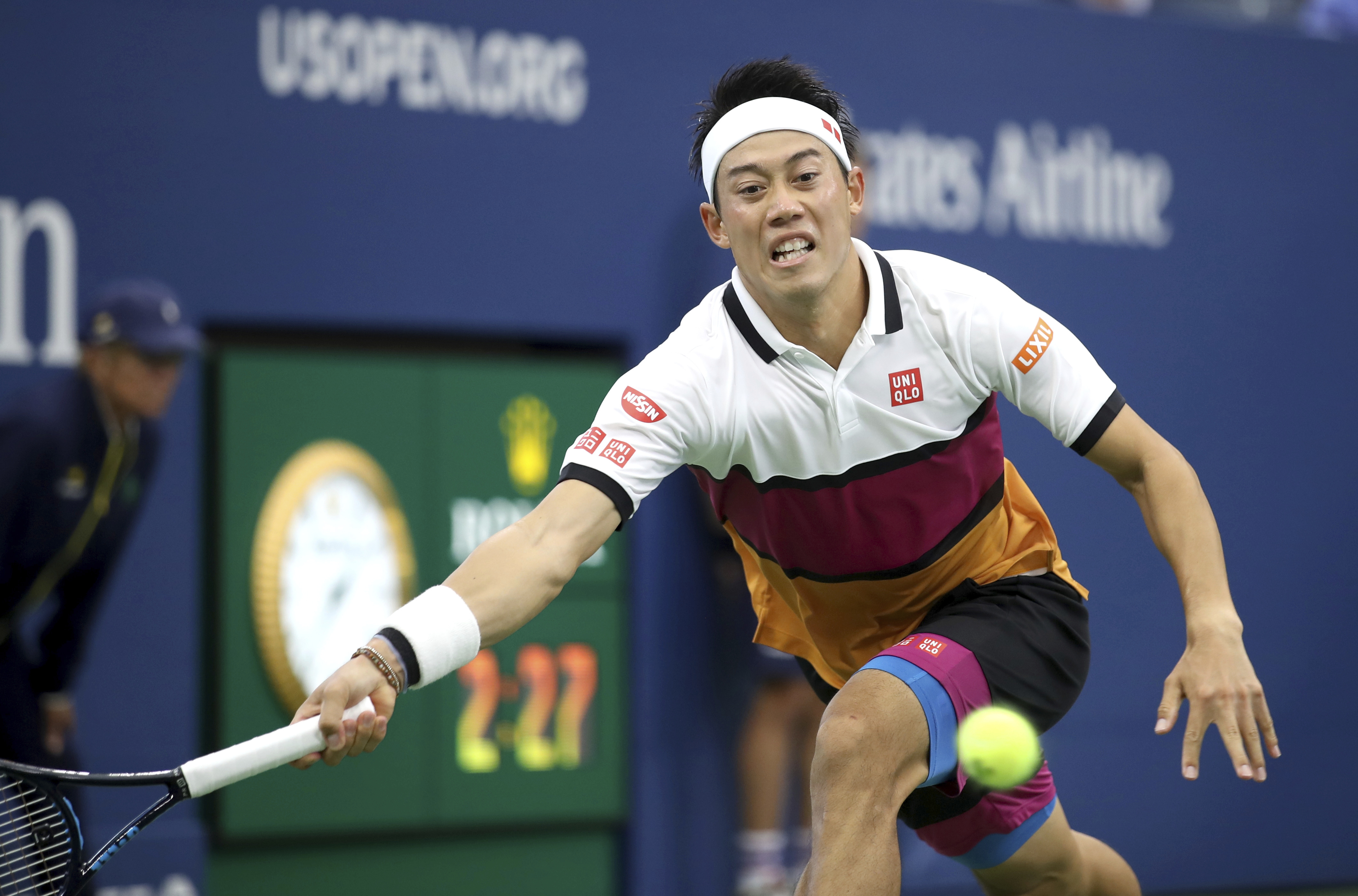 网球——美网:锦织圭晋级(17)