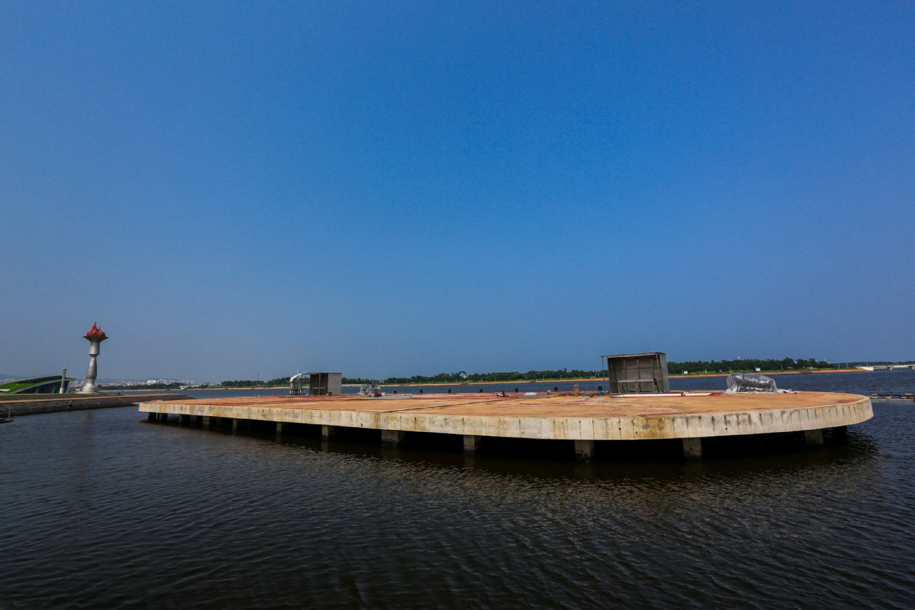 奥林匹克水上公园风景实拍(山东日照)