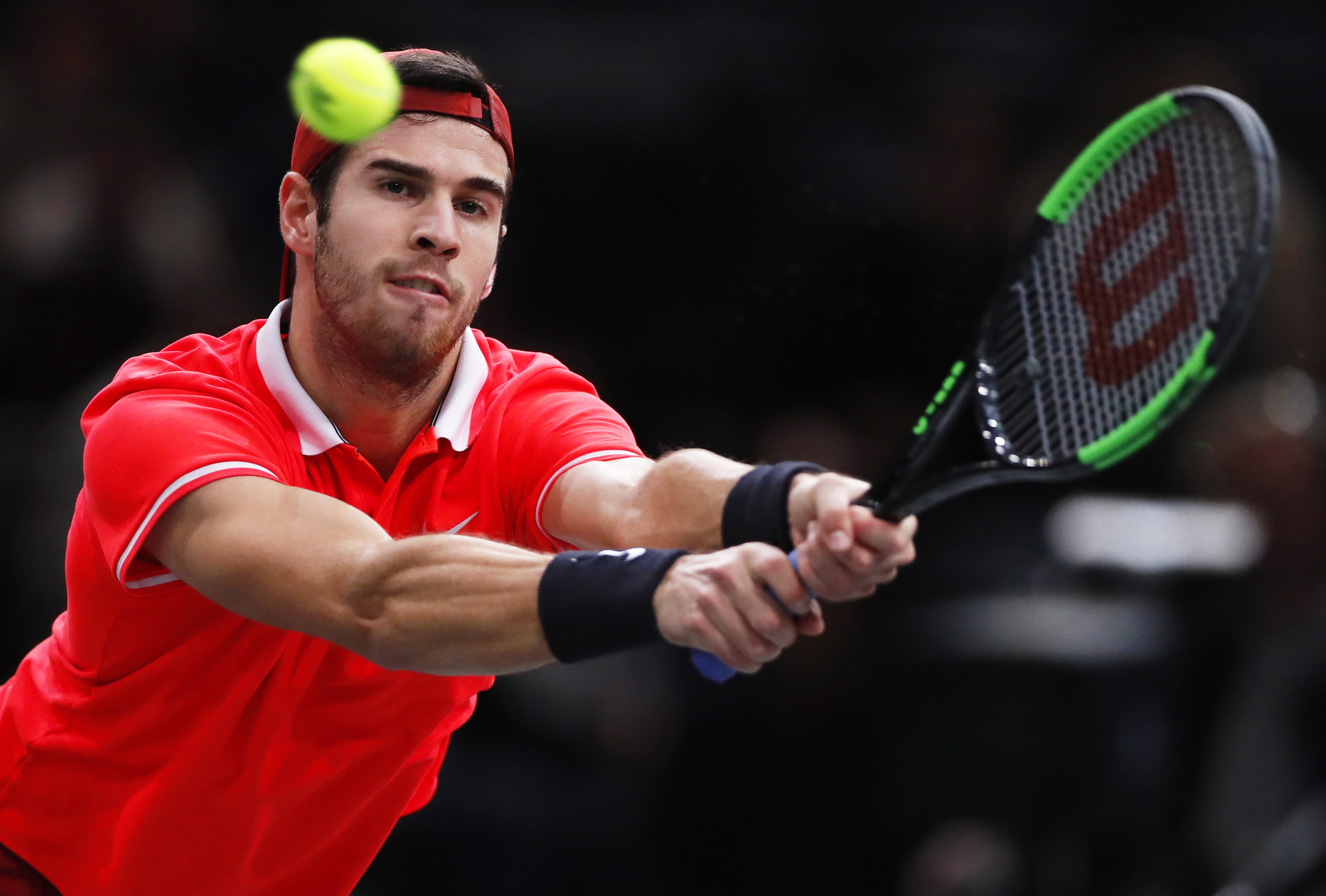 网球——巴黎大师赛:卡恰诺夫晋级半决赛