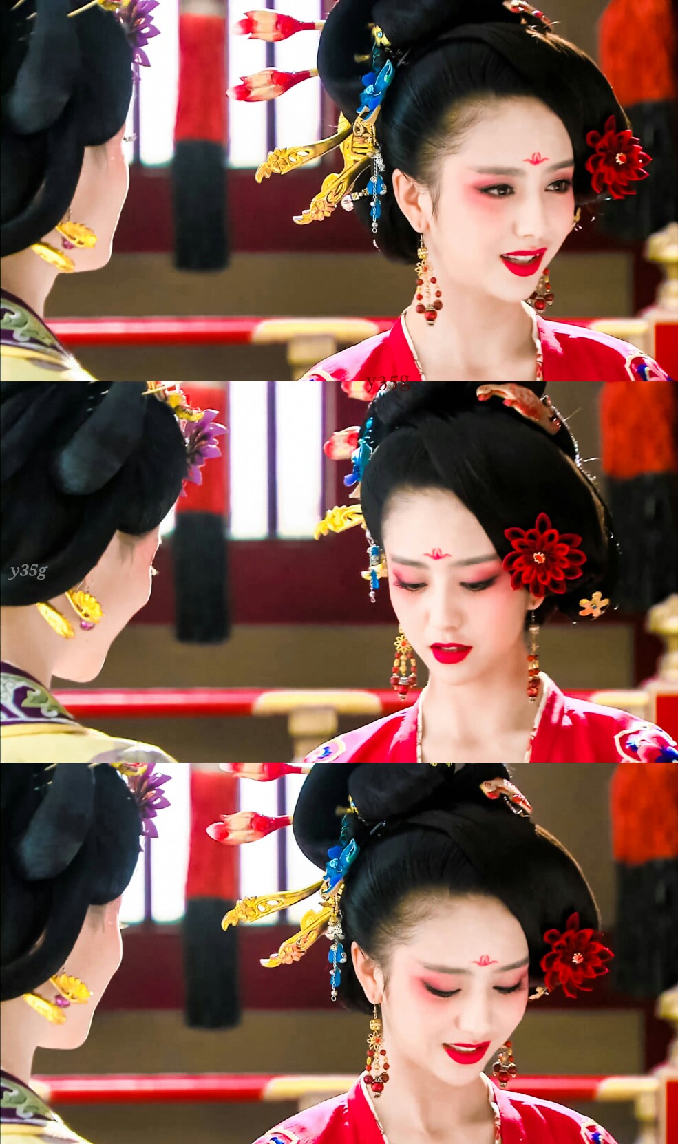 只是人群中多看了你一眼,再没能忘掉你容颜,古装剧中的惊鸿一面