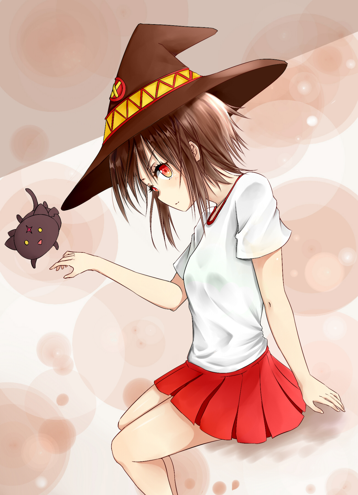 爆裂魔法师惠惠插画分享,可爱萝莉,为美好的世界献上祝福