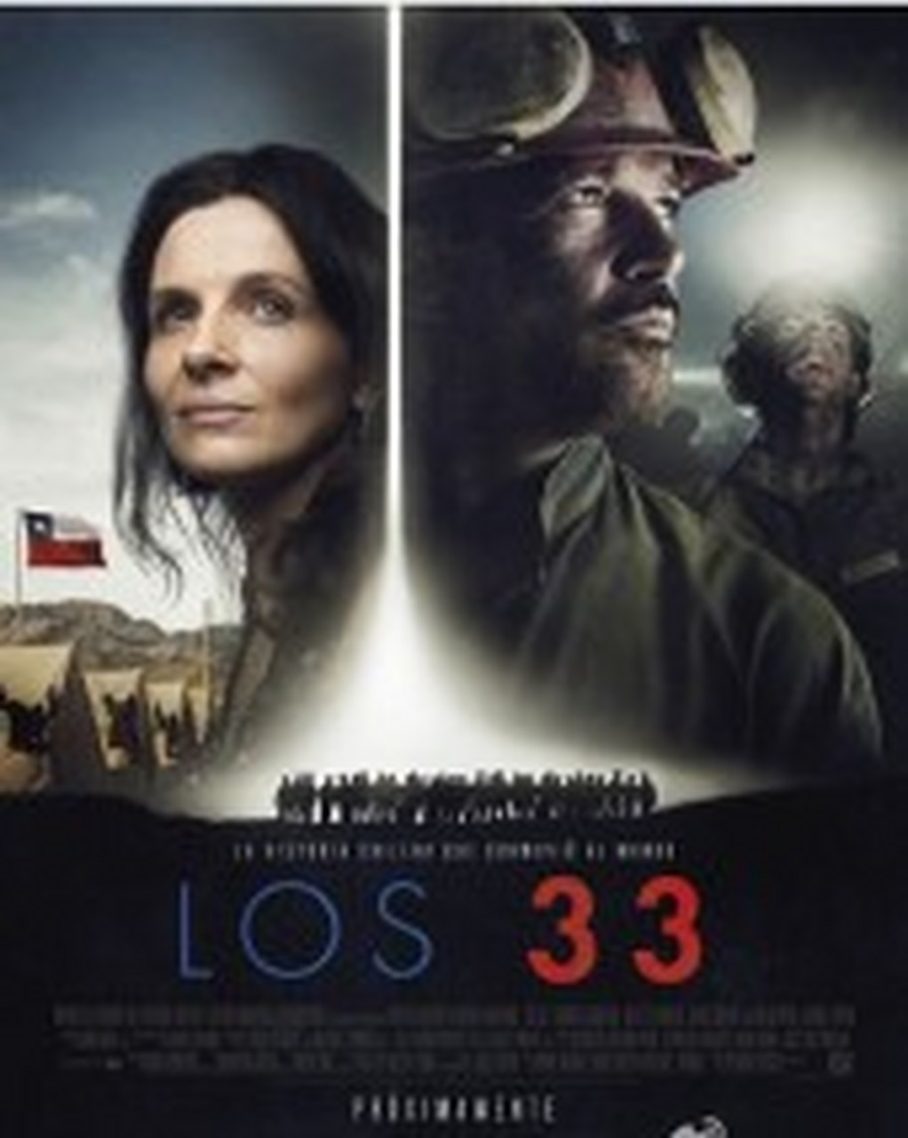 【33名矿工】作为智利著名矿难事件改编的电影,《33名矿工》可以一看
