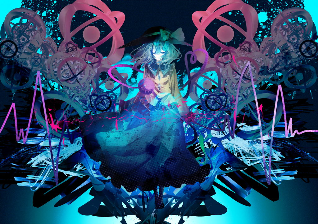 古明地恋的高清插画,精选日本奇幻动画《东方project》壁纸