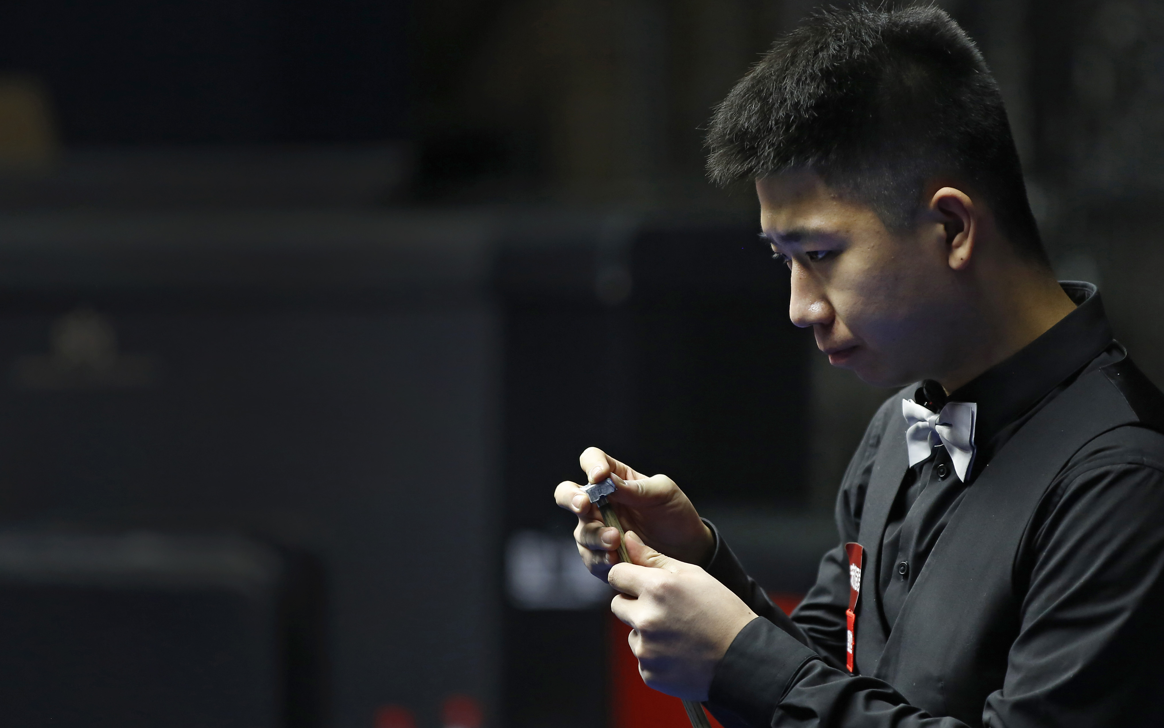 台球——中式台球中国锦标赛:何文冲晋级决赛(2)