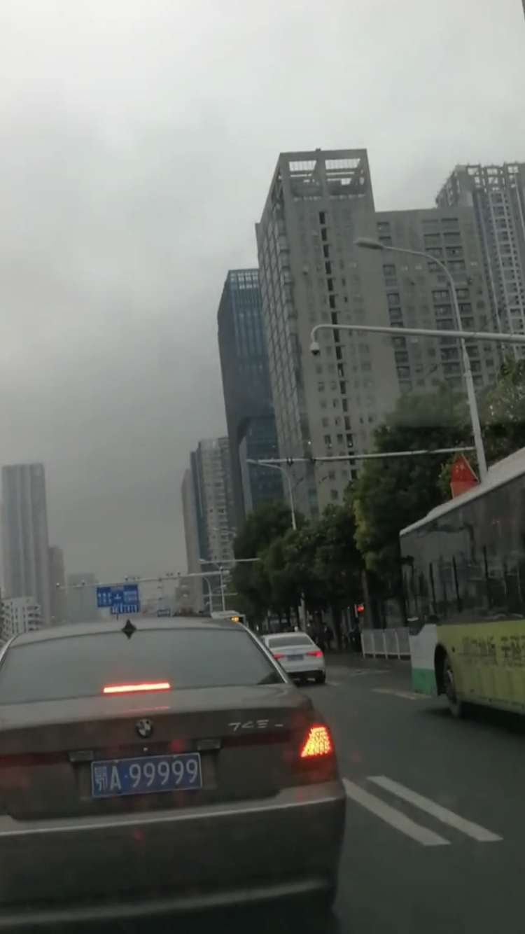 武汉街头偶遇车牌"鄂a99999"宝马7系,敢问车主是何方大老板