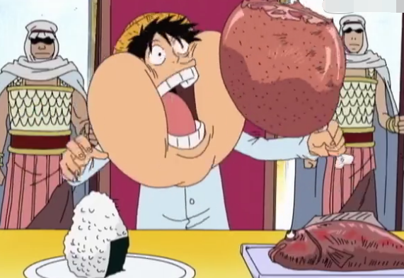 海贼王:胃口最大的六个人,路飞只能排第四,第一能吃下所有人