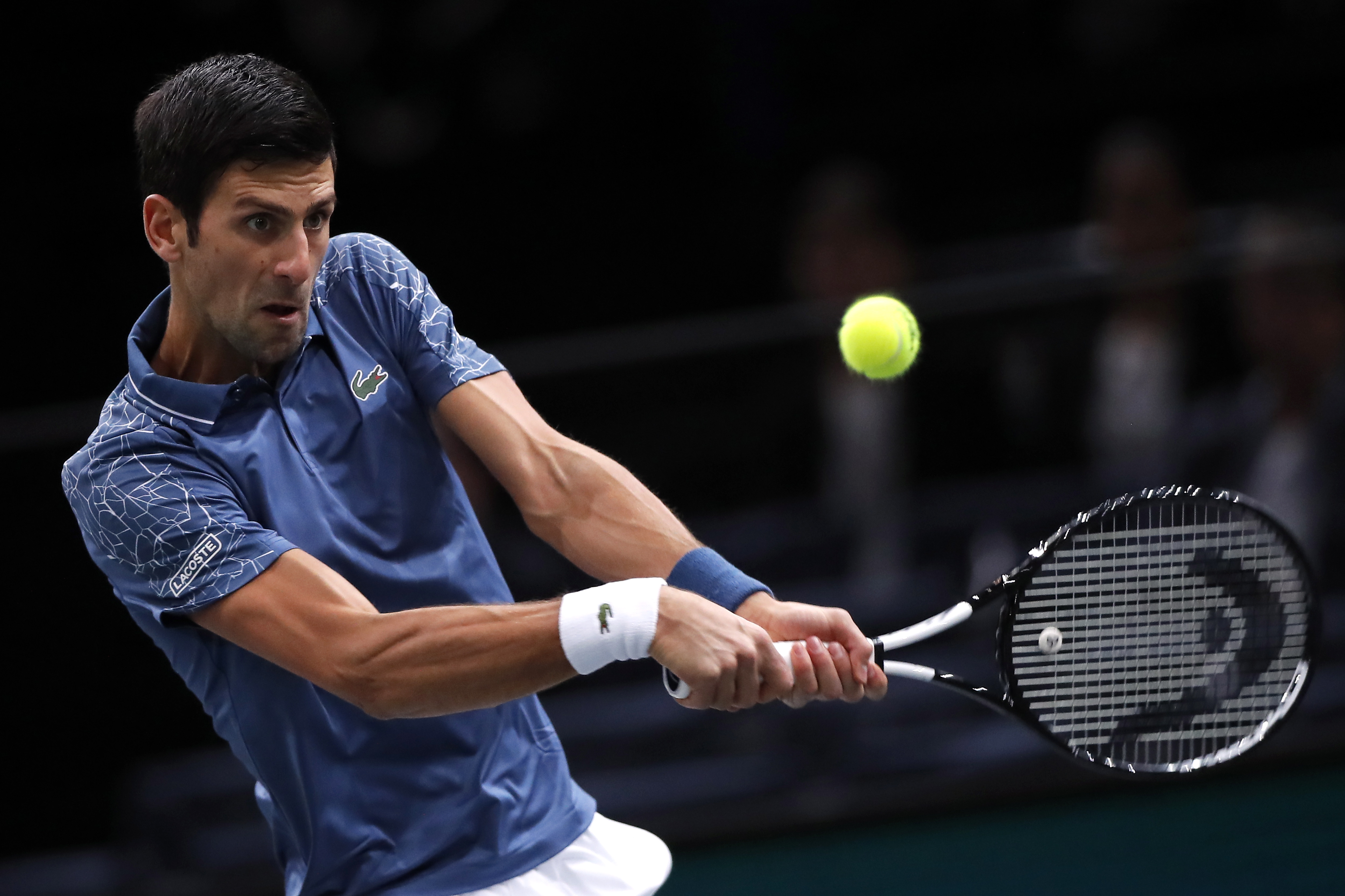 网球——巴黎大师赛:焦科维奇晋级(6)