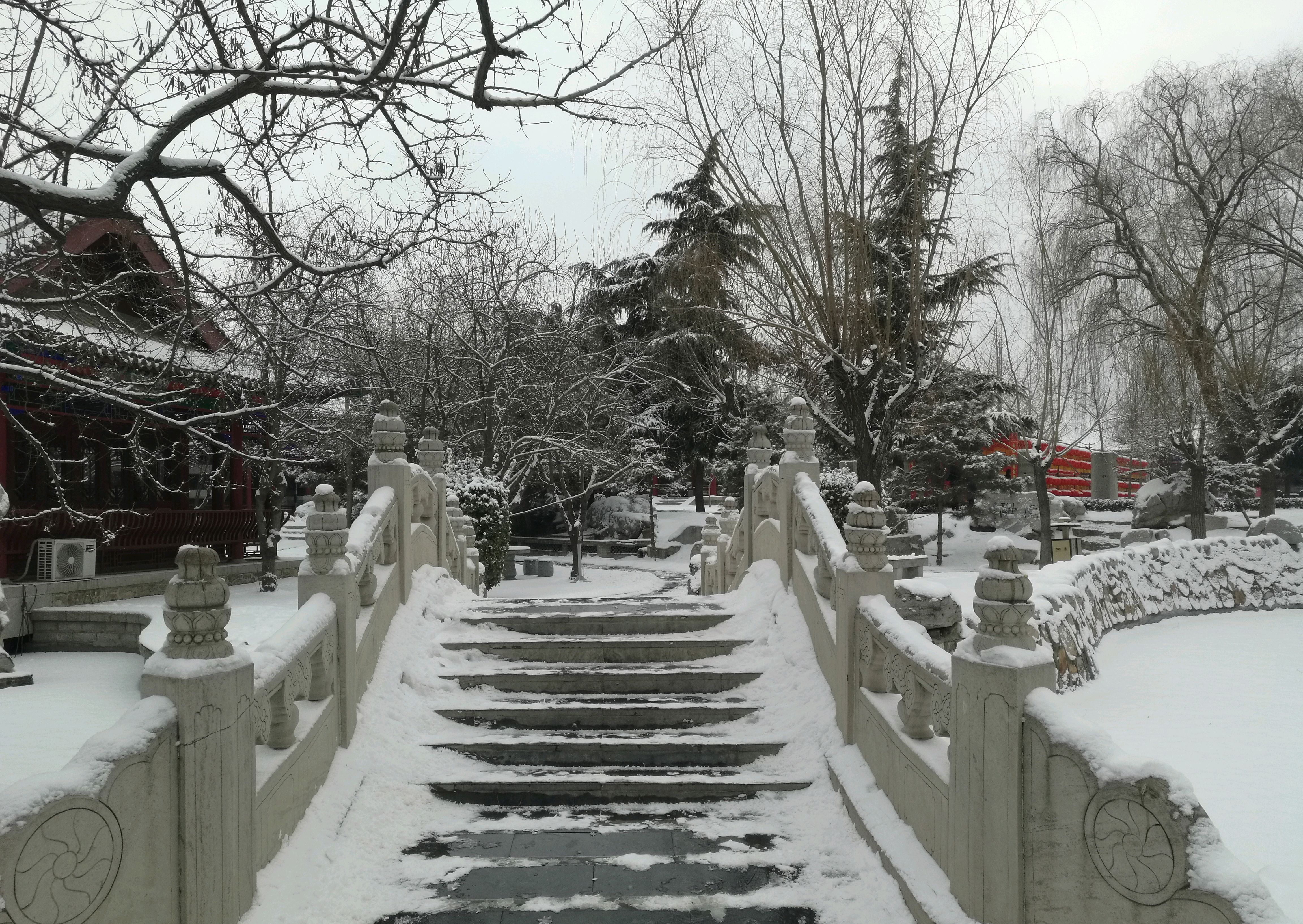 古城正定雪景初见
