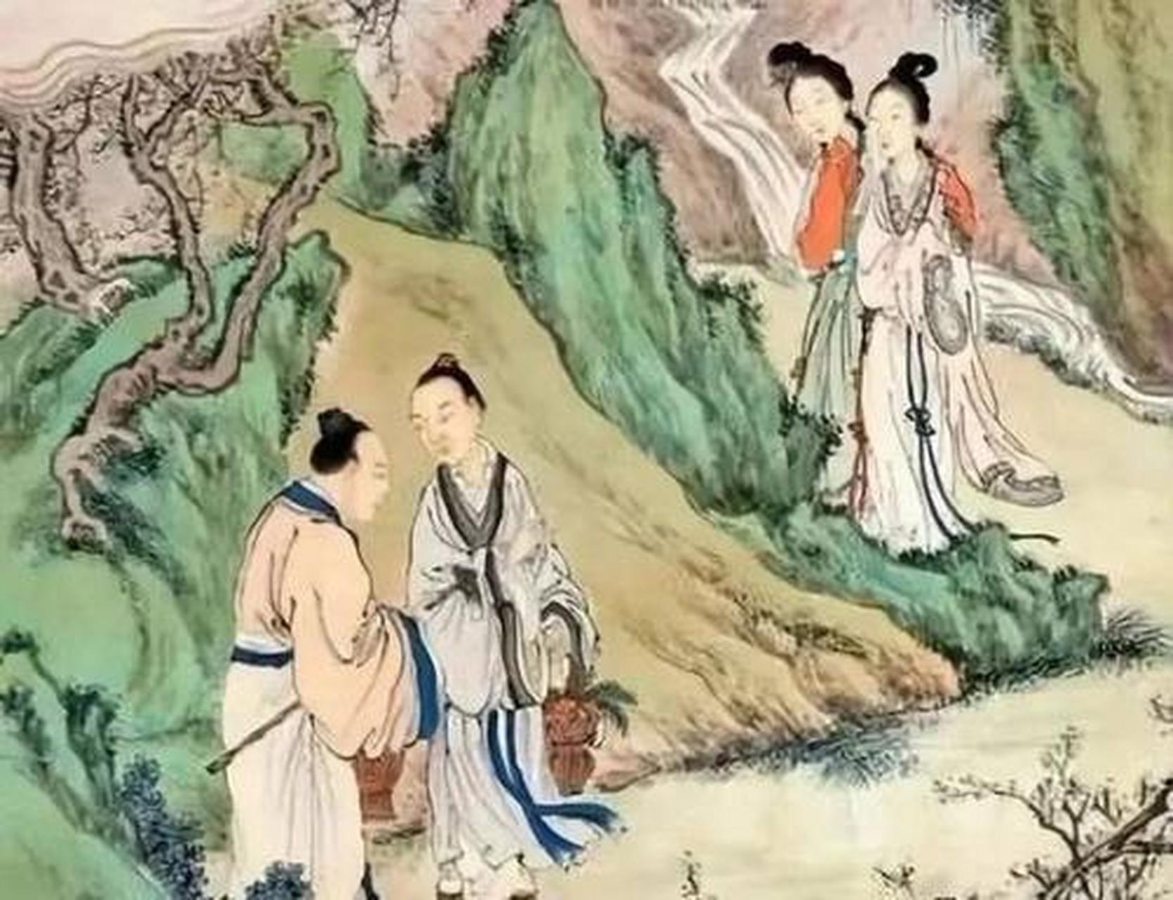 非遗印记#【非遗】刘阮传说:刘阮传说,又名刘阮遇仙故事,流传于剡县