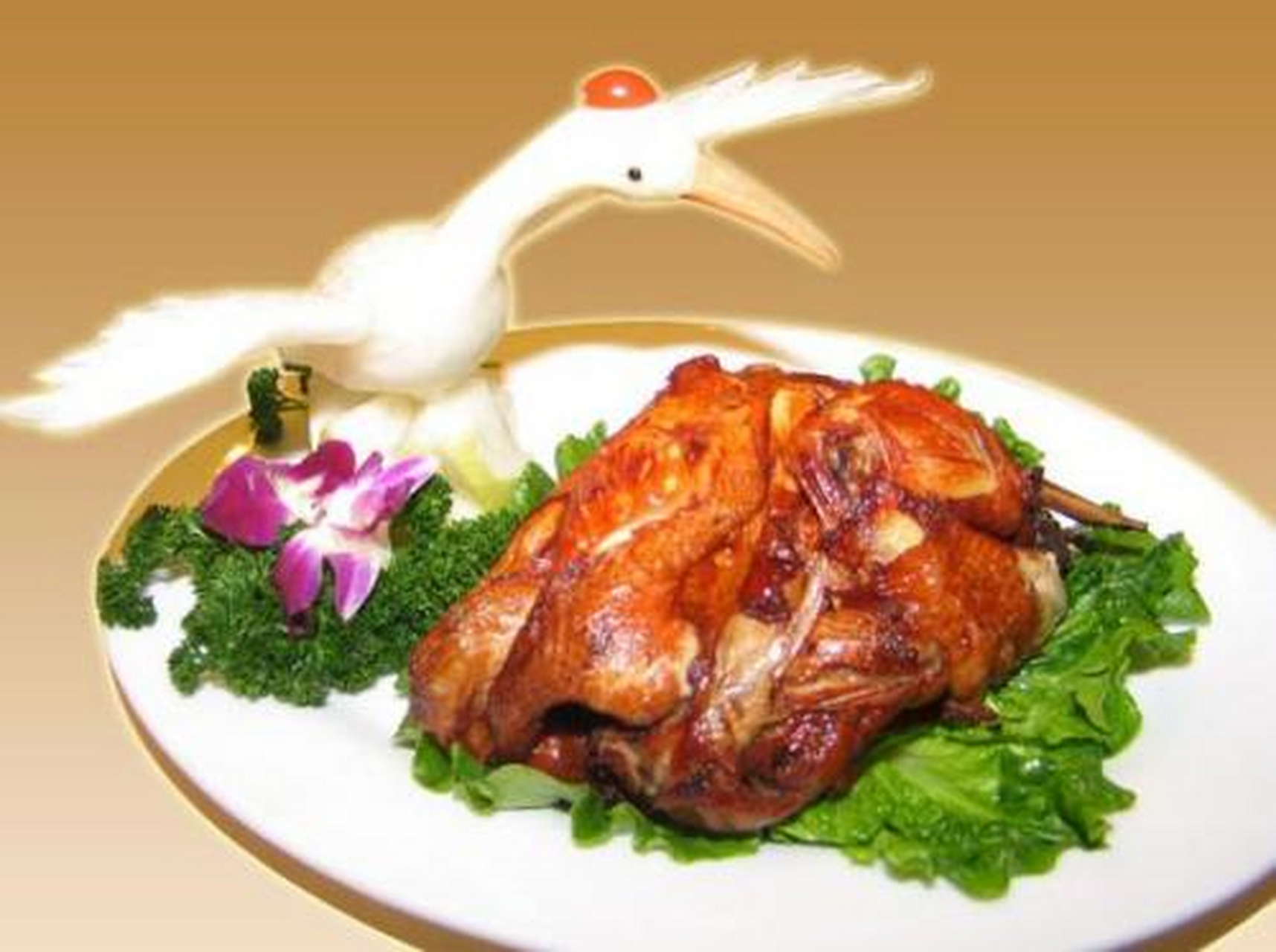 曹操鸡,又称"逍遥鸡",是始创于三国时期安徽合肥地区的汉族传统名菜.