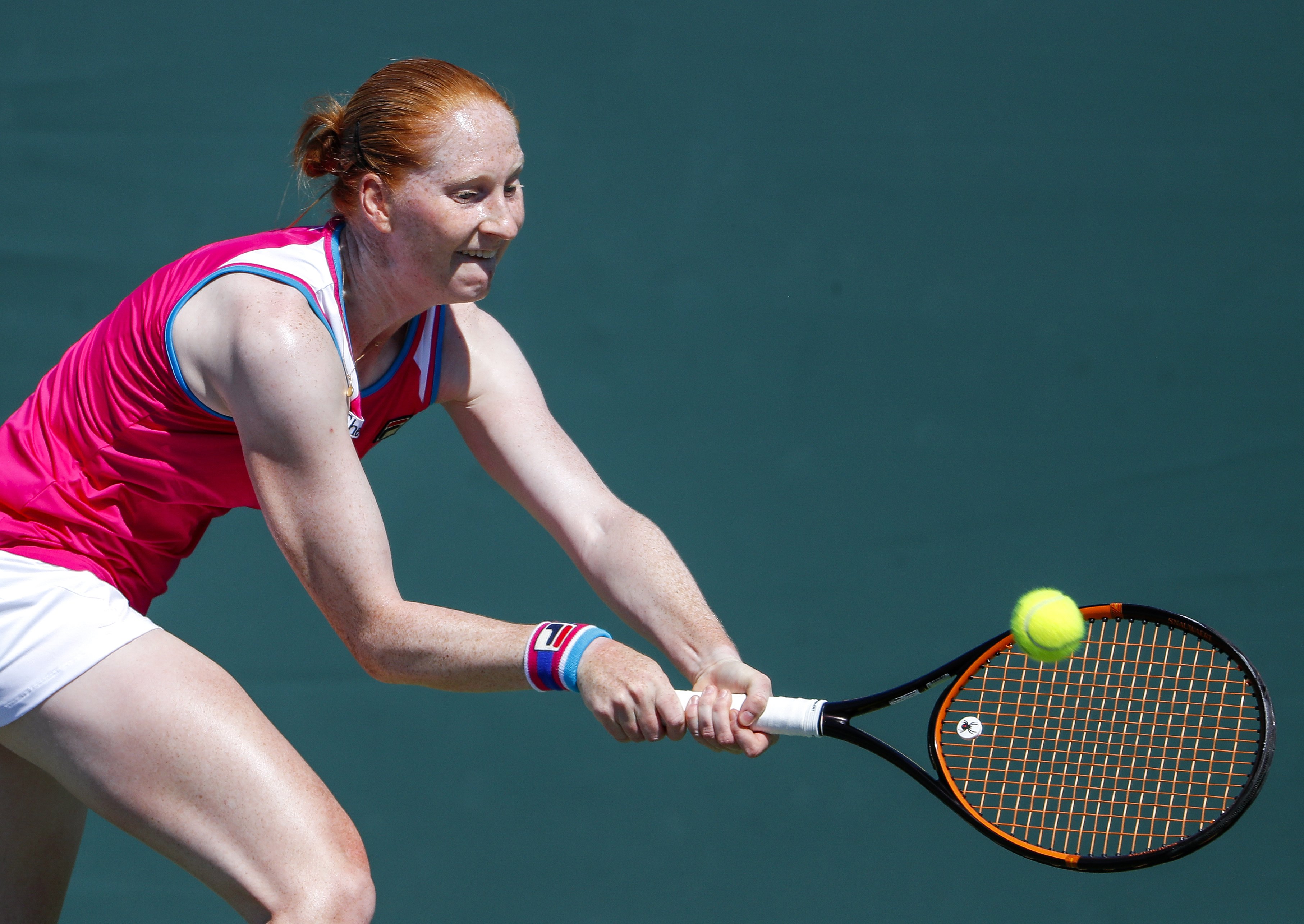 网球——迈阿密公开赛:拉德万斯卡晋级(5)