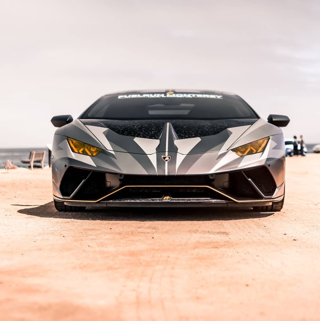 兰博基尼huracan个性拉花涂装,很犀利,很帅!