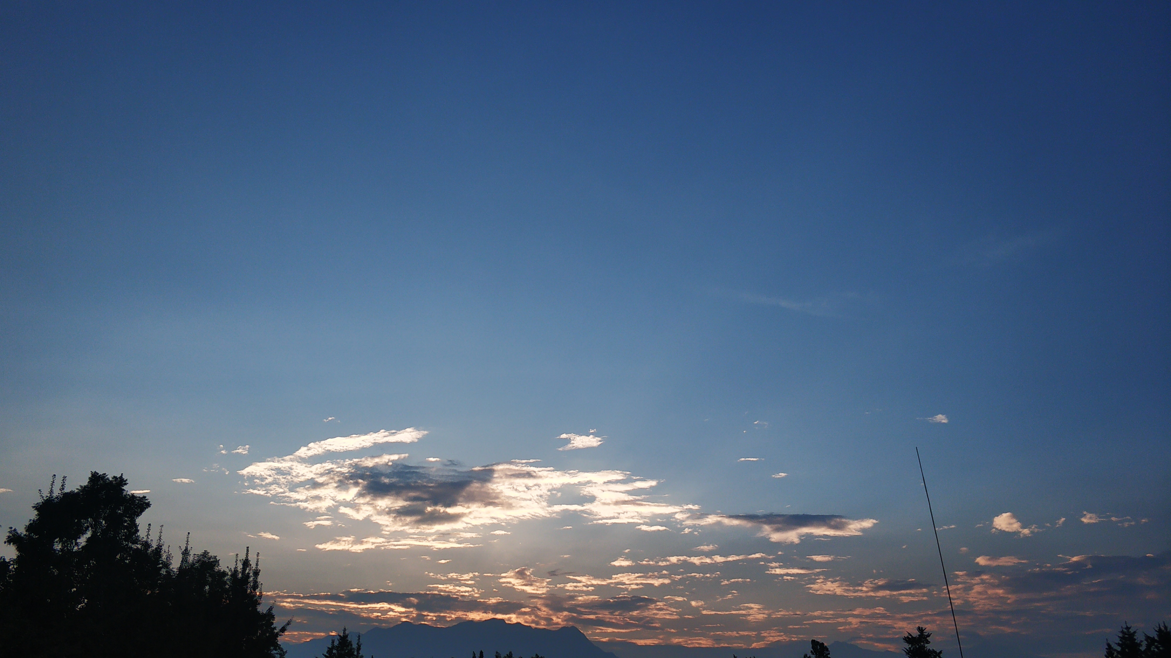 天空之美 五彩云霞