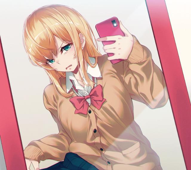 日本画师绘制的萝莉猫娘,平时都一脸嫌弃,这次为何面露笑容?