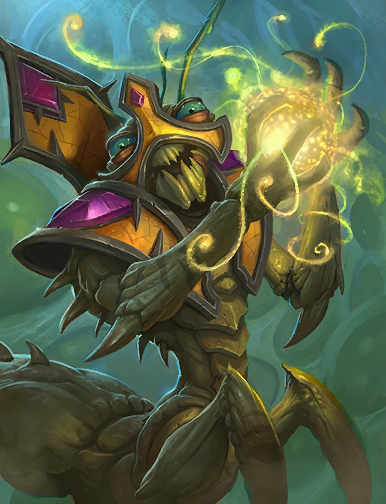 炉石传说收藏级原画:回忆上古之神的眼泪,德鲁伊卡牌篇